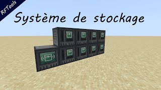 Tuto système de stockage RFTools  Français [upl. by Nilram]