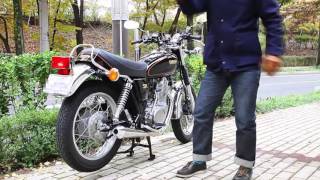 Yamaha SR400 mostyn exhaust [upl. by Russian750]