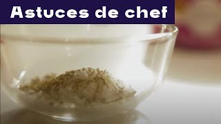 Technique culinaire n°3  Les sels aromatisés [upl. by Choo914]