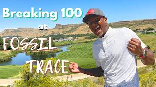 Can I BREAK 100 at quotPrehistoricquot Golf Course in Denver CO  Fossil Trace GC [upl. by Enad]