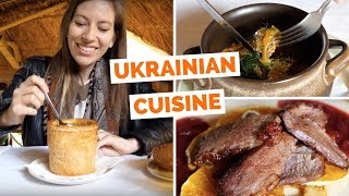 Ukrainian Cuisine  5 Foods To Try in Kiev Ukraine [upl. by Hemphill]