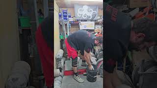 143lb Inch Dumbbell 3 minute rep out 14 reps gripstrength gripsport [upl. by Adnawed]