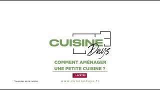 Cuisine Days  Comment aménager sa petite cuisine avec Lapeyre [upl. by Tena]