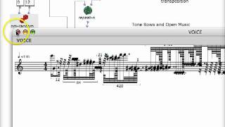 OpenMusic Tones rows  serialism [upl. by Enelrahs587]