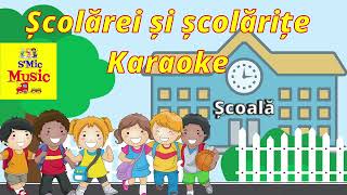 Scolarei si scolarite  Karaoke Negativ SMic Music [upl. by Eixor212]