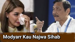 NAJWA SIHAB SOK PAHLAWAN SOK IYES DITAMPOL LANGSUNG SAMA OPUNG LUHUT AGRI LAPOR KERUMAH JOKOWI [upl. by Viens609]