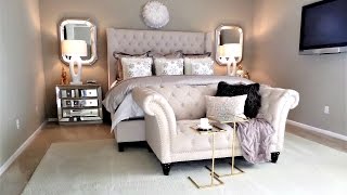 NEW Luxury Master Bedroom Tour and Decor Tips amp Ideas [upl. by Annairb829]