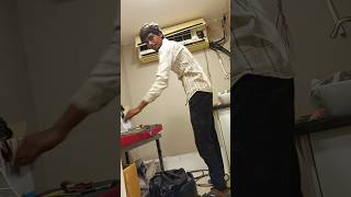 Voltas 15 ton fitting💯✌️youtubeshorts airconditioner minivlog [upl. by Annid76]