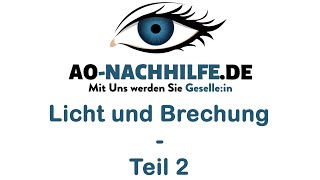 Licht und Brechung Teil 2  Die Totalreflexion und die Zweikreismethode [upl. by Pennebaker]