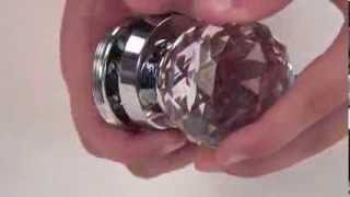 Quality Crystal Cut Glass Door Knobs Add Real Class [upl. by Mcnair785]