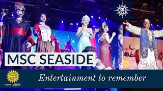 MSC Seaside Cruise Moment Entertainment to remember  MSC Cruises [upl. by Malva]