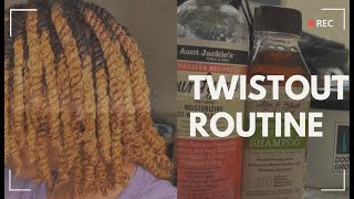 My Weekly Twistout Routine using ONLY two products Lasts up to 12 days [upl. by Rabbi]