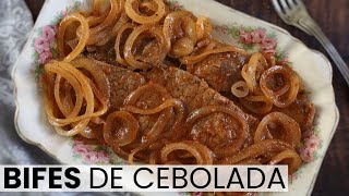 Bifes de Cebolada  Food From Portugal [upl. by Anatnahs]