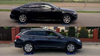 Audi A6 Quattro vs Subaru Outback SAWD  4x4 test on rollers [upl. by Frodeen]