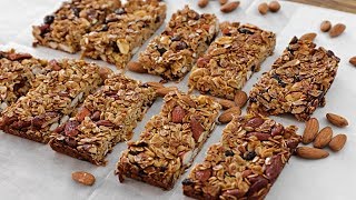 Healthy Granola Bars Recipe [upl. by Asen82]