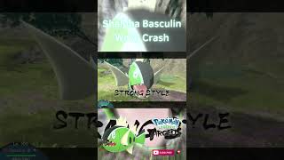 Shiny Alpha Hisuian Basculin Signature Move Wave Crash in Pokemon Legends Arceus [upl. by Valerye247]