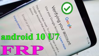 samsung s9 plus g965f u7 frp bypass google account android 10 [upl. by Mail493]