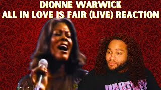 Dionne Warwick All In Love Is Fair Reaction [upl. by Akenot]