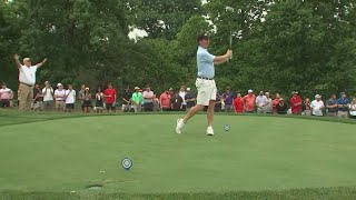 Celebrities tee off at ProAm for Memorial Tournament [upl. by Leede]