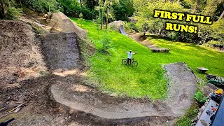 We Finished the Back Garden Dirt Jump Line [upl. by Arrotal]