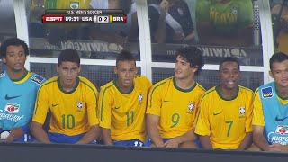 Neymars First Game For Brazil In 2010 [upl. by Esinaj]