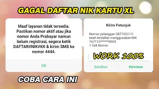 Cara Mengatasi Gagal Daftar Kartu XL [upl. by Idelle589]