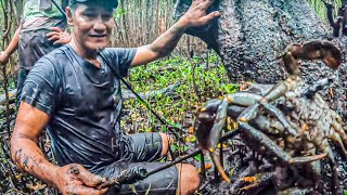 Samoan Mud Crabbing with Locals [upl. by Edualc]