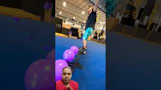 Balloon burst challenge parkour fail challenge jump funny tumbling balloon balloonpop [upl. by Eylloh105]