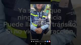 sargento sin soat que vergüenza y tránsito no actúa pero a un ciudadano no se la perdona [upl. by Nelloc751]