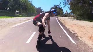 Dunsborough Inline Skating  Ultra Marathon Insta 360 x3 Tomahawk [upl. by Elisabetta855]