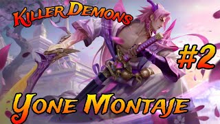 Wild rift Yone Montage  The demon slayer 2 [upl. by Roseanne]