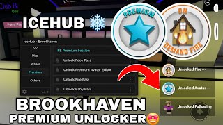 Brookhaven Script Premum Gamepass Unlocker IceHub HydrogenfluxusArceus x Mobile [upl. by Ireg857]