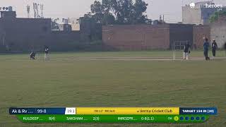 Live Cricket Match  Ak amp Rv Cricket Academy vs Verma Cricket Club  03Oct24 0120 PM 20 overs  2 [upl. by Gelb]