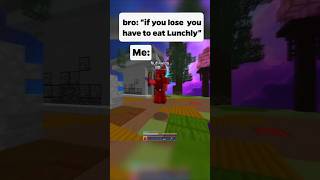 bro got destroyed bedwars minecraft [upl. by Corkhill]