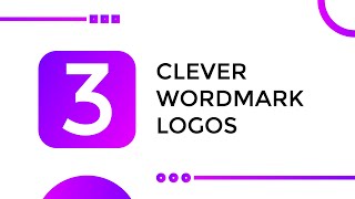 3 Best Wordmark Logo Design  Creative Logotype Design  Lettermark Logo  Adobe Creative Cloud [upl. by Anahsor874]