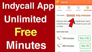 Indycall Unlimited Free Minutes। Indycall Latest Version 2023। Indycall Recharge Trick [upl. by Tiga]