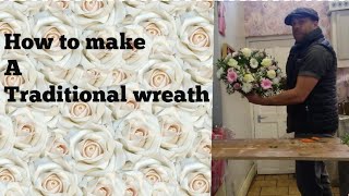 How to make a traditional funeral wreath easy [upl. by Ajoop]