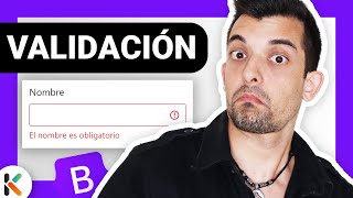 💜 Como VALIDAR un FORMULARIO en Bootstrap 5 [upl. by Dav]