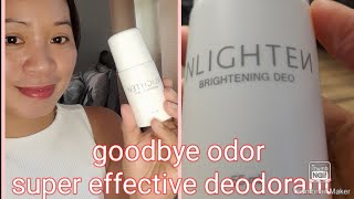 THE ALL NEW NLIGHTEN BRIGHTENING DEO my honest reviewthe best deodorant nworld [upl. by Andrei170]