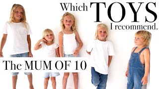 WHICH TOYS I RECOMMEND  The Mum of 10 [upl. by Selia]