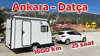 KARAVAN İLE ANKARA DATÇA turu 1600 km Meşhur SAKAR geçidi iniş ve çıkışı [upl. by Adym]