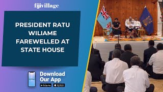 President Ratu Wiliame farewelled at State House [upl. by Holtz]