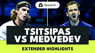 Daniil Medvedev vs Stefanos Tsitsipas Extended Highlights  Nitto ATP Finals 2022 [upl. by Augusto685]