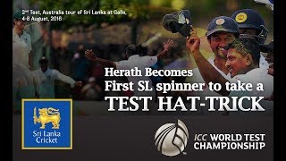 Rangana Heraths historical hattrick the 2nd ever Test hattrick by a Sri Lankan [upl. by Aoniak]