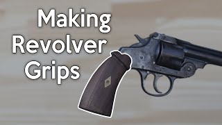 Making Iver Johnson Revolver Western Grips [upl. by Nirrac]