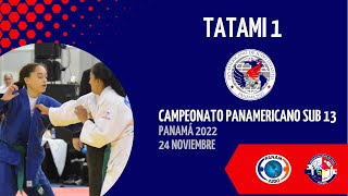 Campeonato Panamericano Sub 13 Panama 2022 Tatami 1 [upl. by Eat]