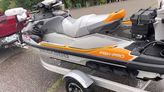 Trolling motor with Seadoo Fishpro [upl. by Noni576]