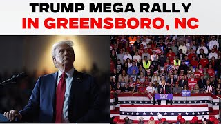 Donald Trump LIVE  Trump Goes All Out In Greensboro  Trump Greensboro Rally  US Elections 2024 [upl. by Gladdy]