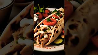 Arabic Street Food at Its Best arabicfood shawarma foodfusionrecipe shortvideo [upl. by Nowed]