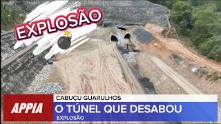 Rodoanel trecho Norte Cabuçu Guarulhos O túnel que desabou como está  appia rodoanelnorte dji [upl. by Onirotciv992]